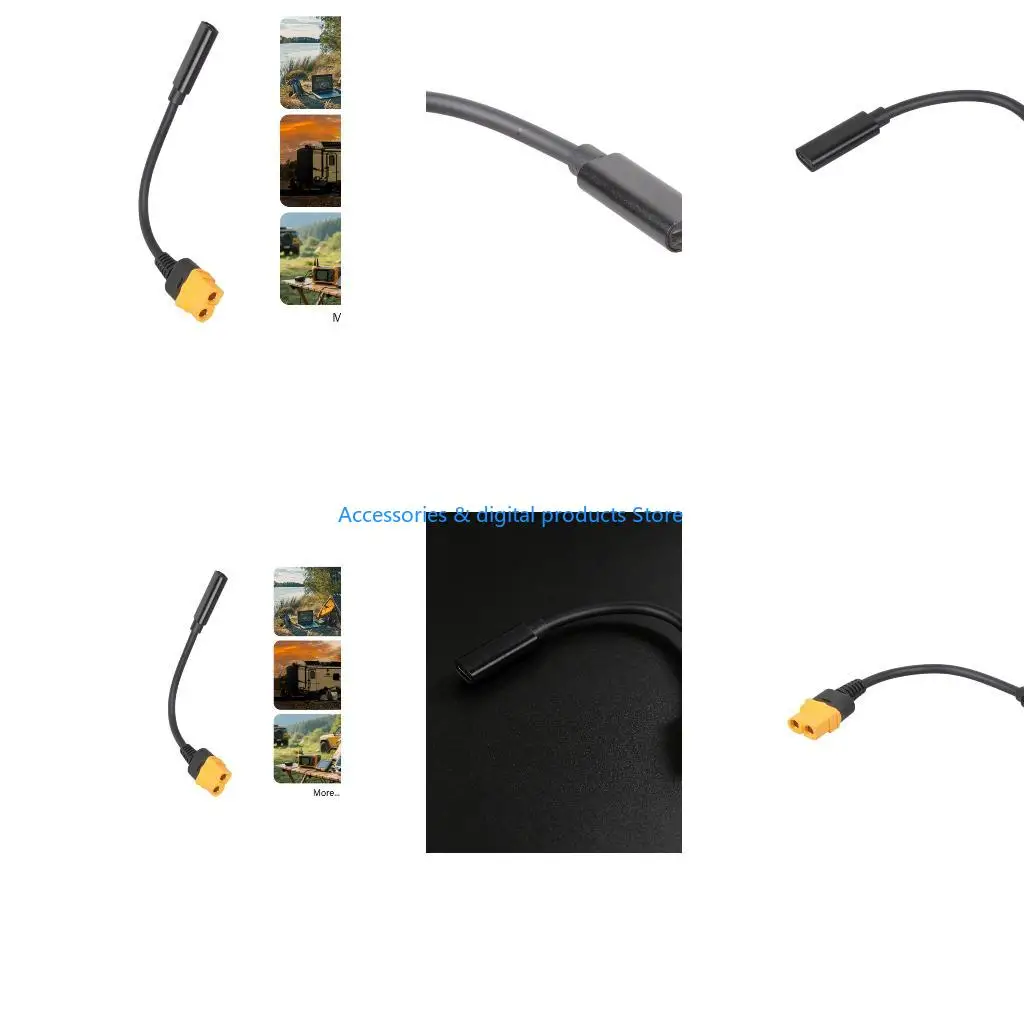 77JD USB Type C Female To XT60 Female Power Adapters Cable 100W For Drones Car