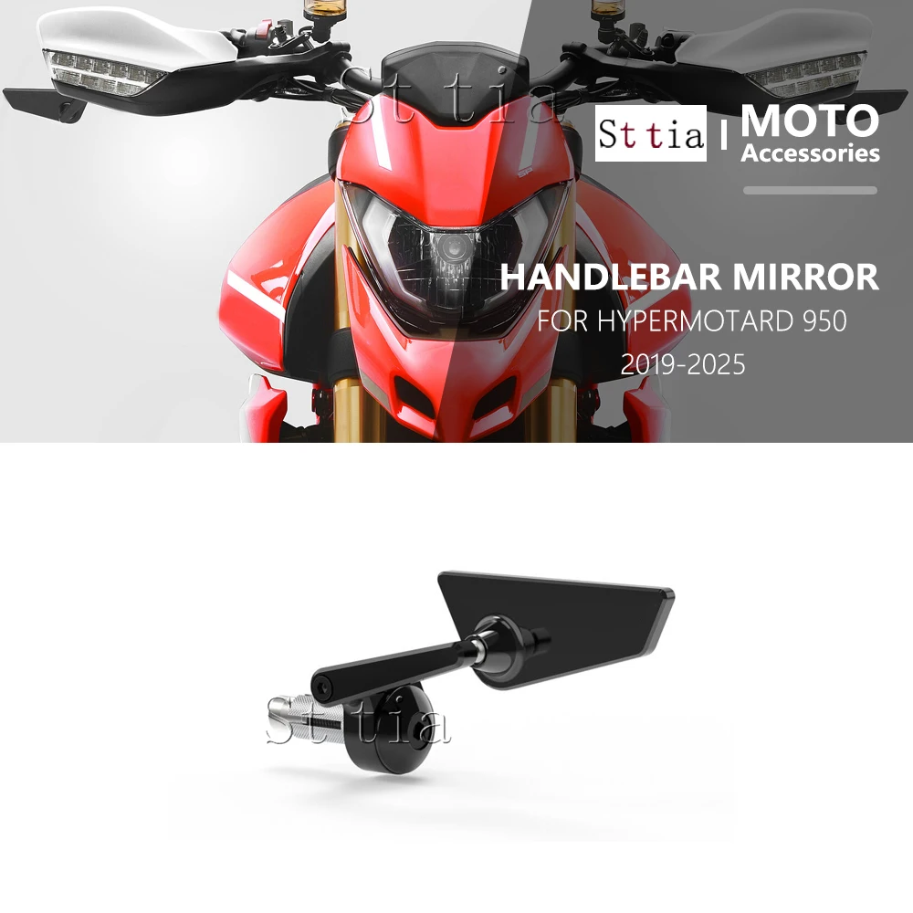 

Зеркала заднего вида с антибликовым покрытием для мотоцикла HYPERMOTARD 950 SP RVE, крепление на руль, для Ducati Hypermotard 950 2019-2025