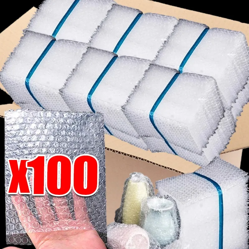 

100 шт. пузырчатые мешки, утолщенные противоударные сумки, упаковочная пленка, пузырчатая сумка, камера мобильного телефона, водонепроницаемая и небьющаяся пенопластовая сумка