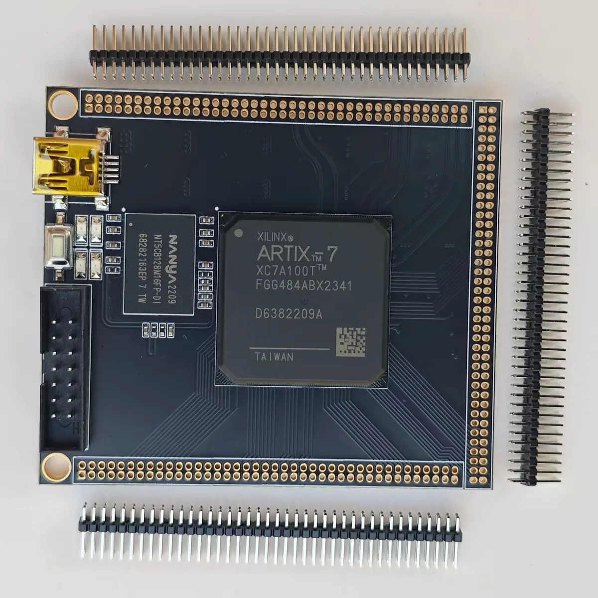 FPGA Development Board XC7A100T XC7A200T FBG484 2Gbit DDR3 128Mbit FLASH LVDS IO