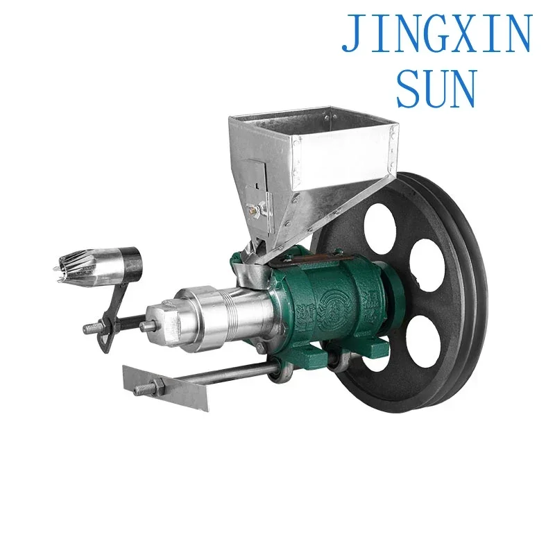 14 Use corn puffing extruder machine 25Kg/h Snack Extruder Twisted Hollow Stick Solid Crispy Popper Bulking Machine 25Kg/h