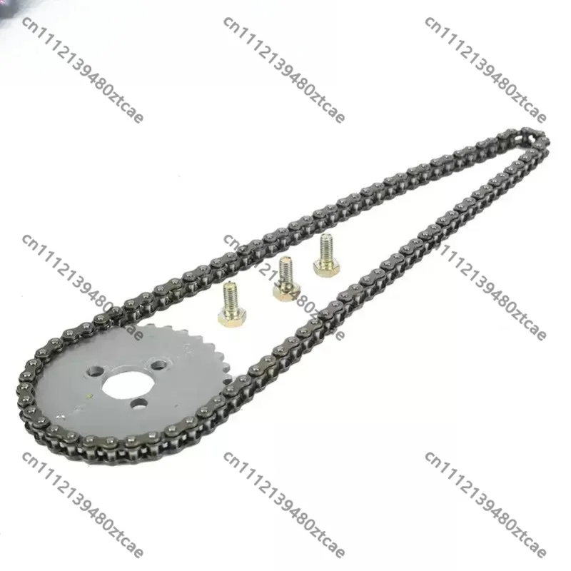Motorcycle Horizontal Engine Timing Chain Sprocket Set, Camshaft Timing Gear Assembly Replacement Kit