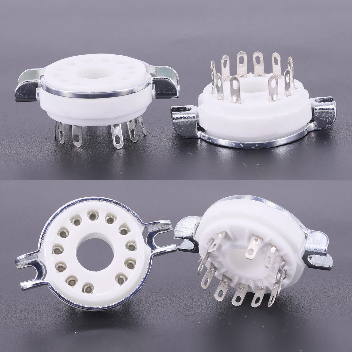 مقبس أنبوب سيراميك ، مقبس أنبوب إلكترون ، 9MN8 ، 8AC9 ، 50CA10 أنبوب مفرغ ، مضخم صوت هاي فاي سهل الاستخدام ، 12 سنًا