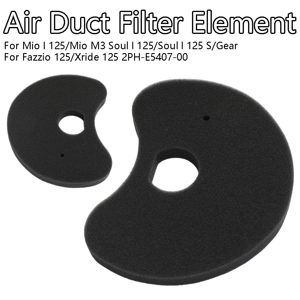 

Air Duct Filter Element for Mio I 125/Mio M3 Soul I 125/Soul I 125 S/Gear/Fazzio 125/Xride 125 2PH-E5407-00