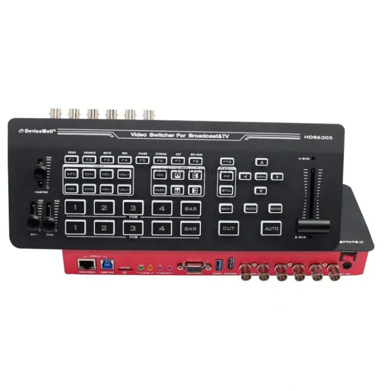 

HDS6305 Simple Switching Station 4-CH SDI + USB3.0 Dual Stream for HDMI Video Switcher for Radio & TV Broadcasting Equipment
