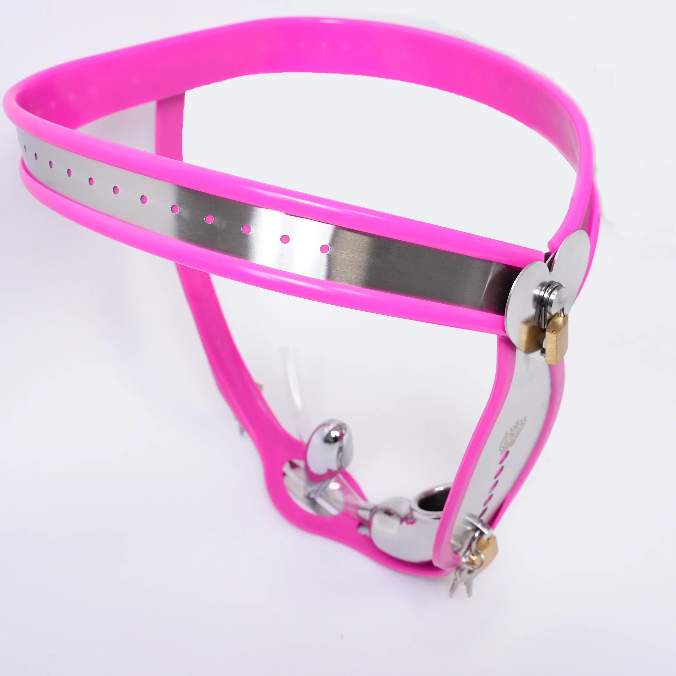 Cinturón de Castidad Masculino de Acero Inoxidable, Jaula para Pene, Pantalones con Jaula para Pene, Juguetes Sexuales Eróticos de Bondage para Hombres, Candado de Castidad de Metal BDSM