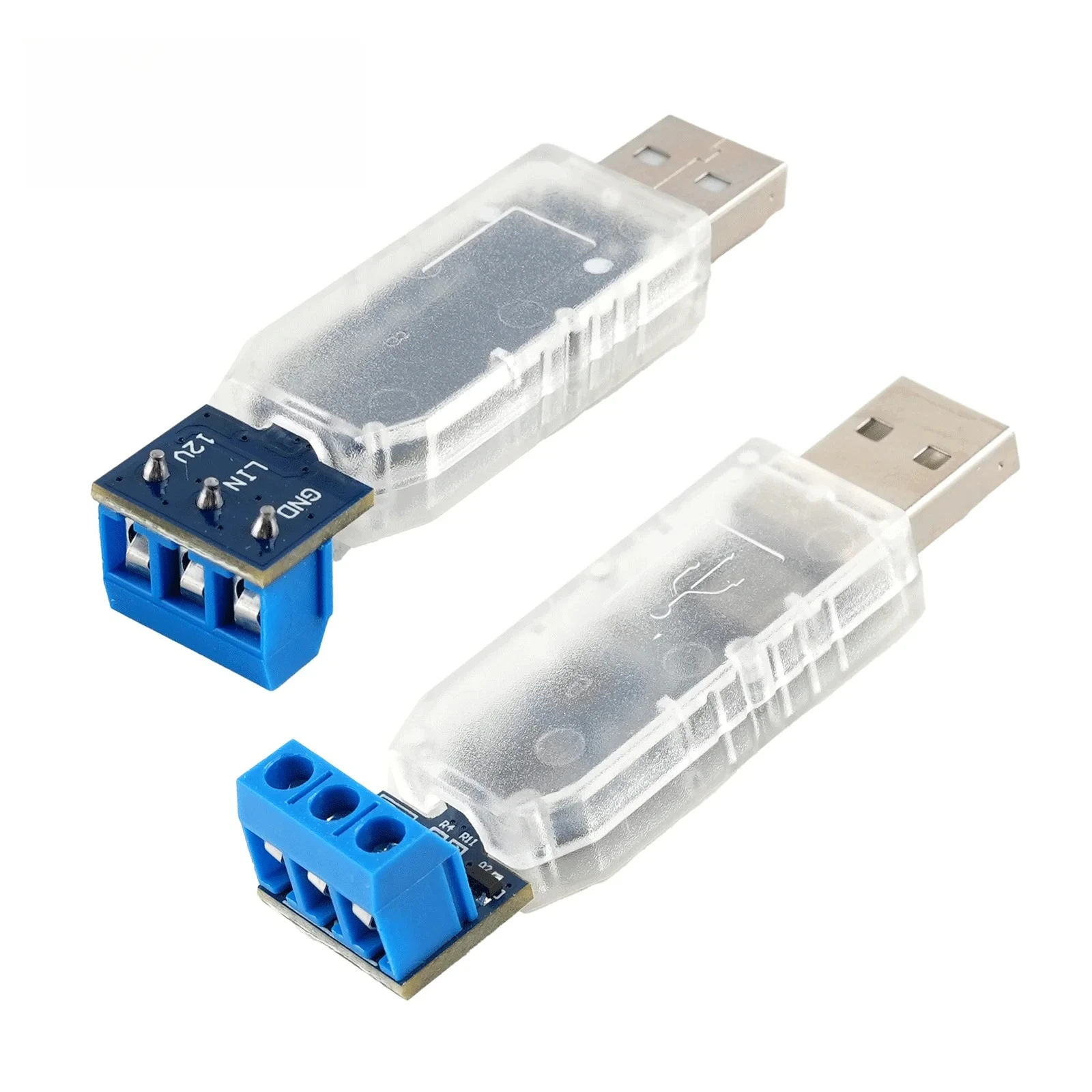 1PCS/2PCS USB to LIN Debugger & Analyzer - 16-Channel LIN Bus Controller with 12V Output (4800-20000bps)