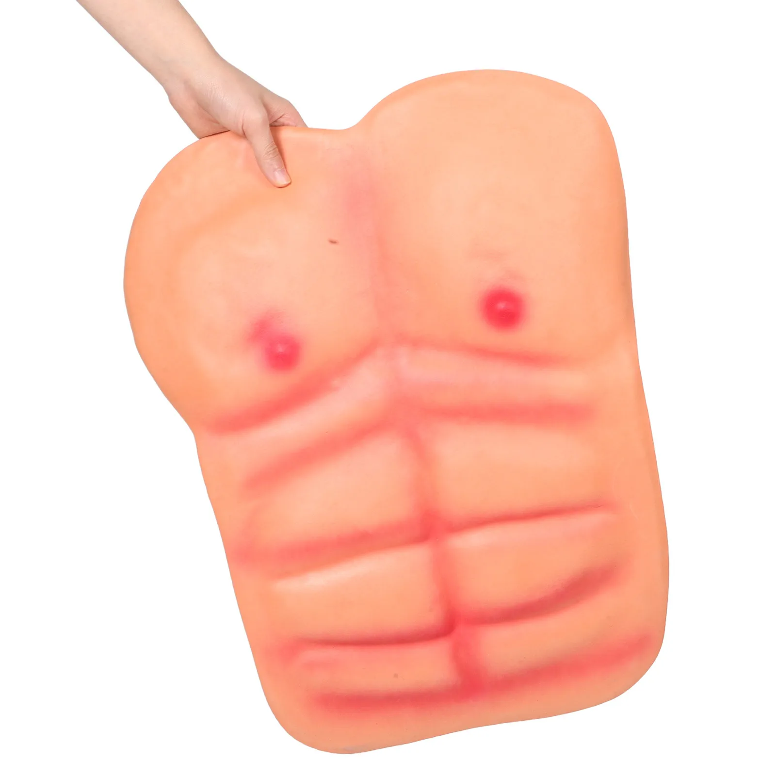 Realistico artificiale finto petto muscolo pelle uomo cosplay prop schiuma muscolare costume festa di Halloween travestimento falso