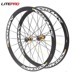 Litepro 30 40 50MM 700C QR Thru Axle 11S Wheelset V/C Disc Brake Road Bike Straight Pull Wheels