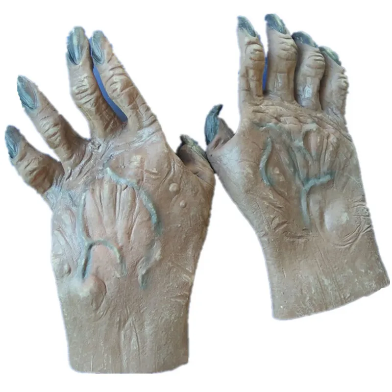 

Halloween Party Wolf Foot Cover, Wolf Gloves, Werewolf Shoe Covers, Costume Role Play Accessory