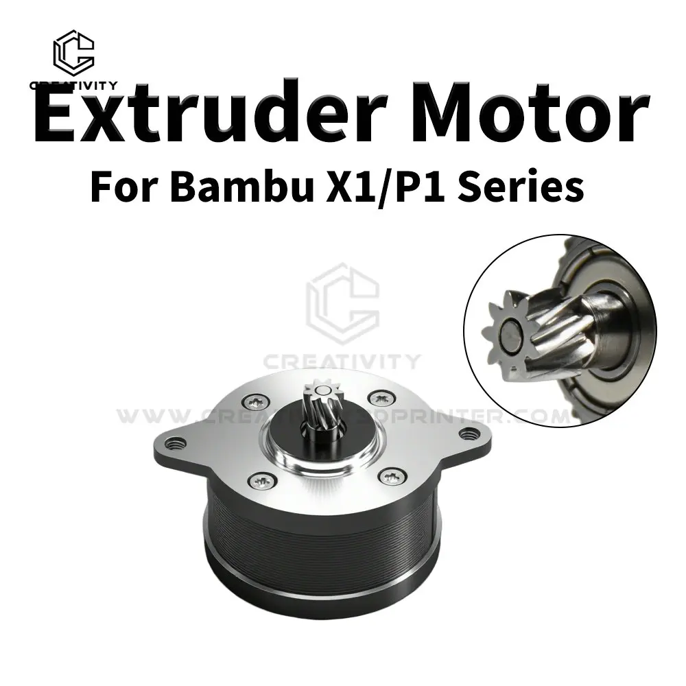 

For BambuLab X1/P1 Series Extruder Motor 36 Circular Stepper Motor 9 Tooth Helical Gear for Bambulab X1/X1C/P1P/P1S