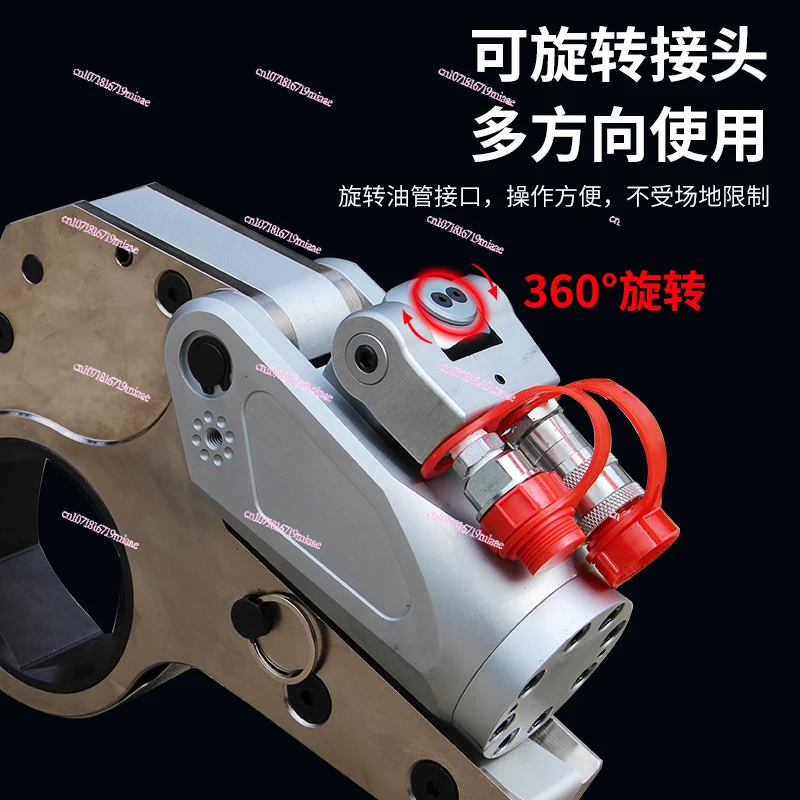 Hydraulic Wrench High Torque Heavy Duty Titanium Alloy Hollow Drive Digital Display Electric High Power Removal Bolt Nut