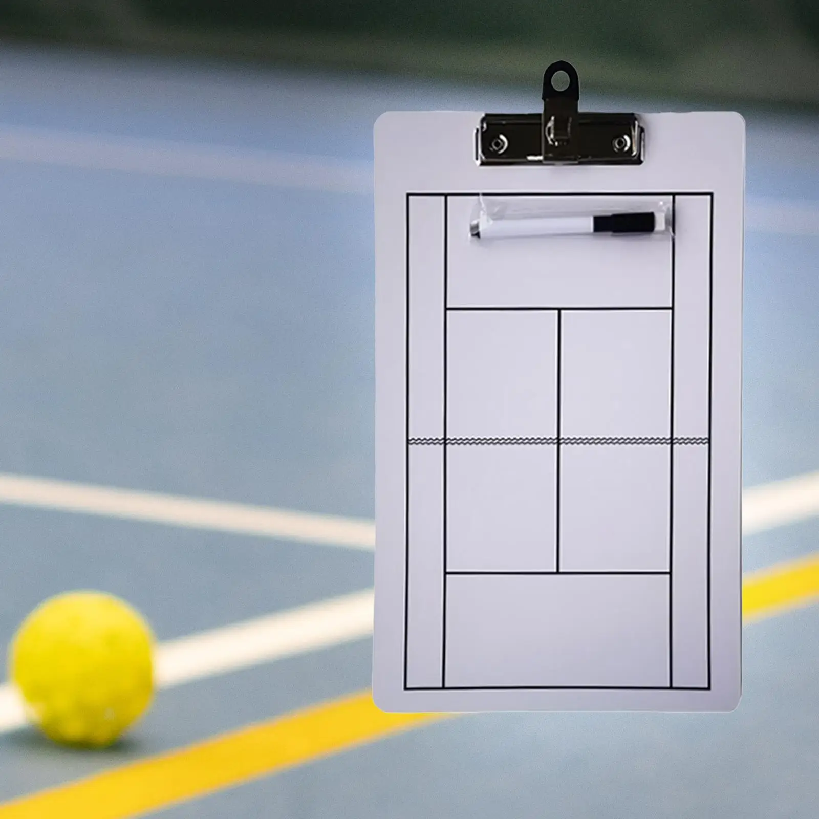 Tennis Coaching Boards Coaches Marker Whiteboard Referees Gear Reusable Practice Board Tactic Board Strategy Tactic Clipboard