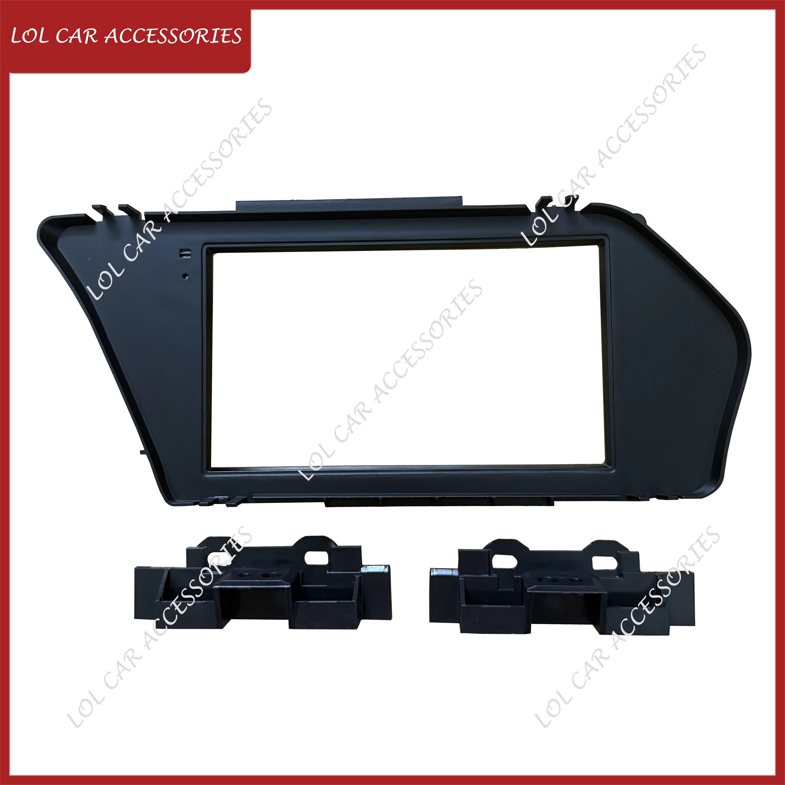 7 Inch Car Radio Fascia For Mercedes Benz GLK GLK-Class X204 GLC X253 2008-2012 LHD Android Stereo MP5 Player Casing Frame 2 Din