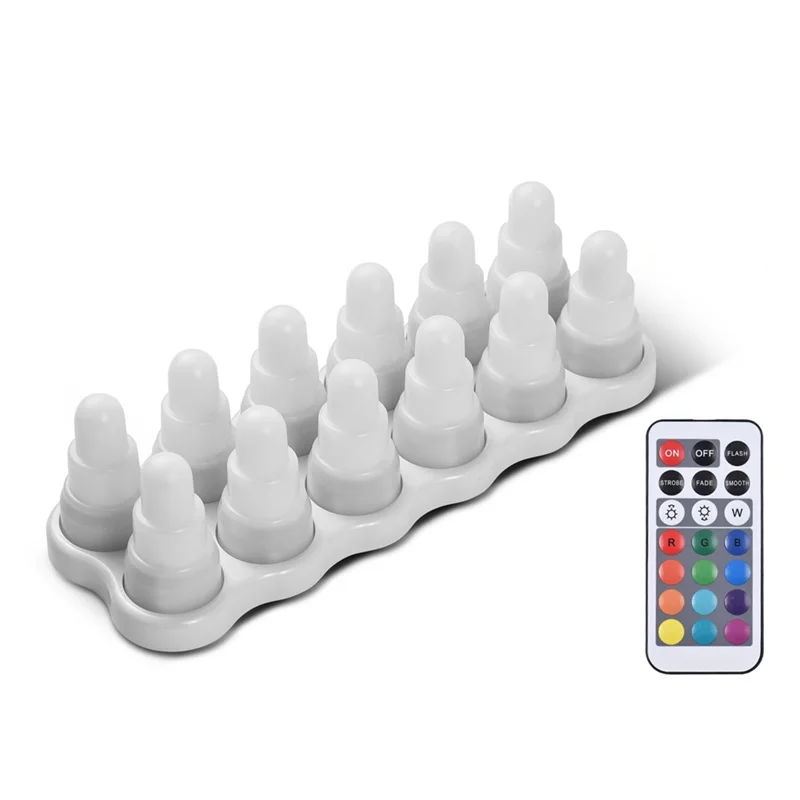 

AAAC-перезаряжаемый RGB светодиодный светильник для чая и воска, электронная лампа для чайной свечи, атмосфера, декоративная для свадьбы, домашний декор