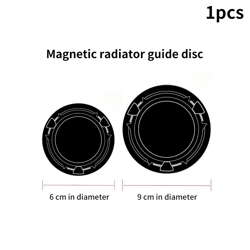 1PCS New 9cm Metal Plate Ring For Magsafe Magnetic Car IPad Holder Radiator Iron Sheet Sticker For IPad / Tablet PC