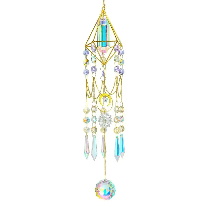 

Sunshine Catcher Pendant Crystal Handmade Wind Chimes Light and Shadow Window Pendant Air Pendant Gift