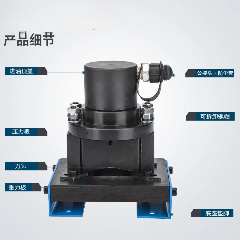 Hydraulic angle iron chamfering machine angle steel cutting 45 ° multifunctional angle iron processing DJ-55 CR-75 fillet