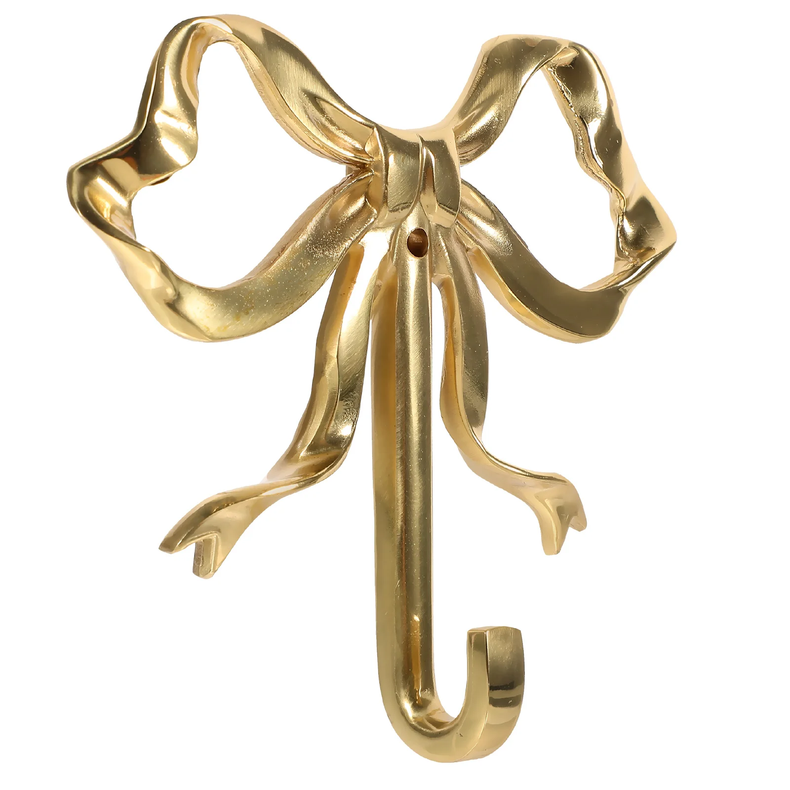 

Lid Wall Hooks Entry Bow Tie Kitchen Metal Hangers for Towels Zinc Alloy Clothes Golden Girl