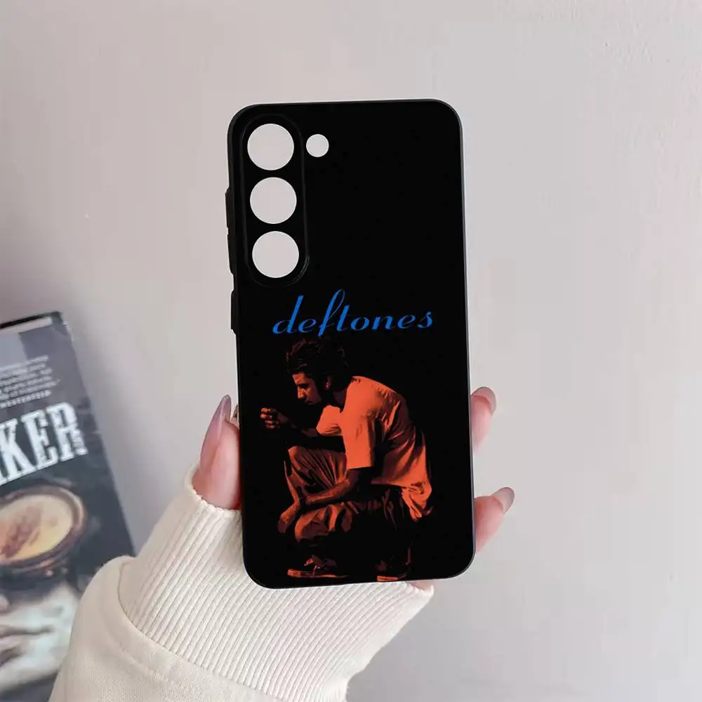 Private Music D-Deftones Phone Case For Samsung Galaxy A73,72,51,53,52,71,22,5G,Note,J7,8,9 Soft Black Cover