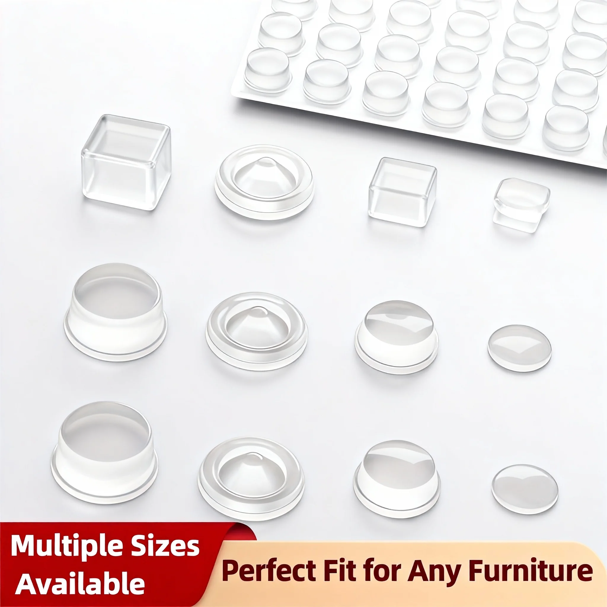 Door Stopper Rubber - Silicone Cabinet Bumpers Rubber Damper Buffer