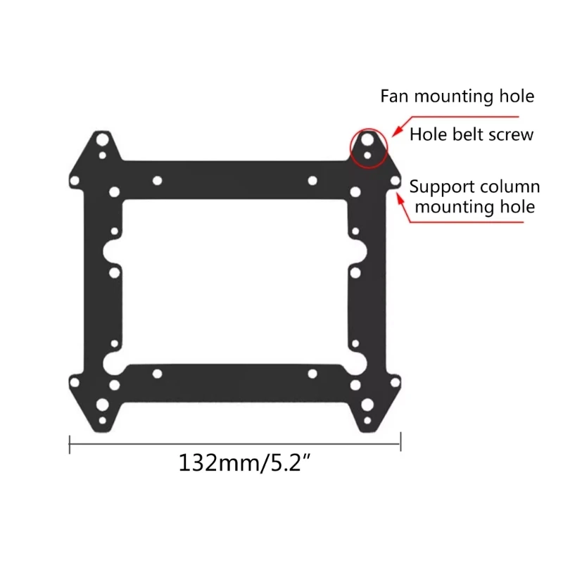 ADWE 3.5インチハードドライブブラケット、DIY 3.5インチハードディスクシェルフHDDケージ、サポートフィックス3.5インチ