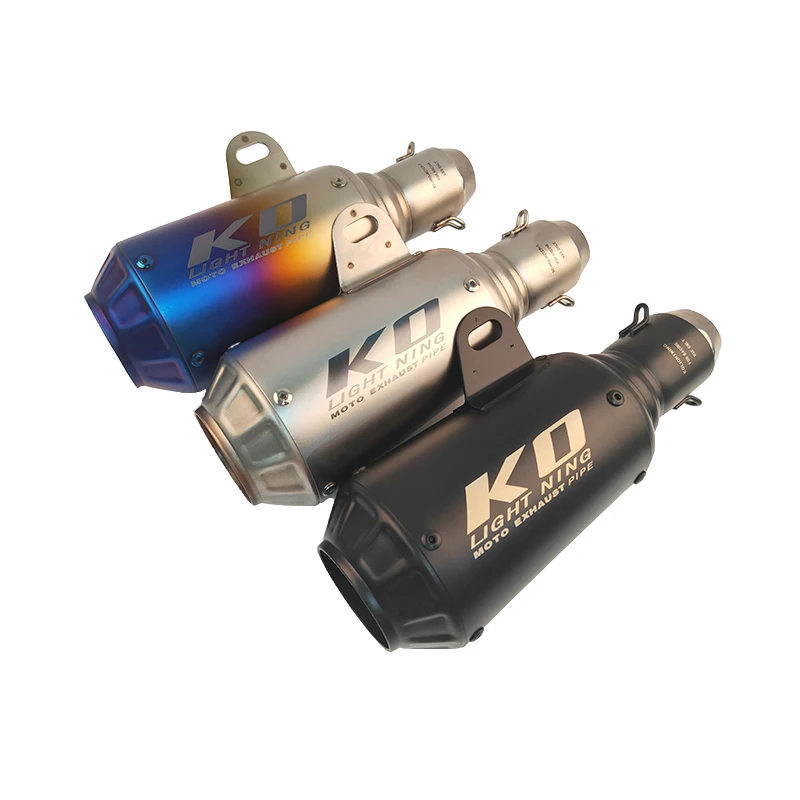 

Niversal For Super Duke R1 R6 R3 R25 MT03 Z800 Z900 Ninja 400 250 51mm Motorcycle Exhaust Muffler Escape Stainless Steel
