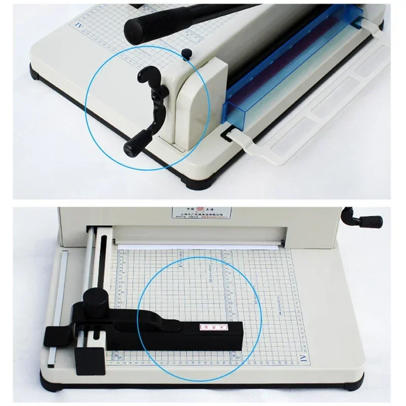 858-A4 Heavy Duty Papier Trimmer Guillotine Foto Cutter A4 Größe Desktop Papier Schneiden Maschine Manuelle Papier Cutter Schneiden Werkzeug