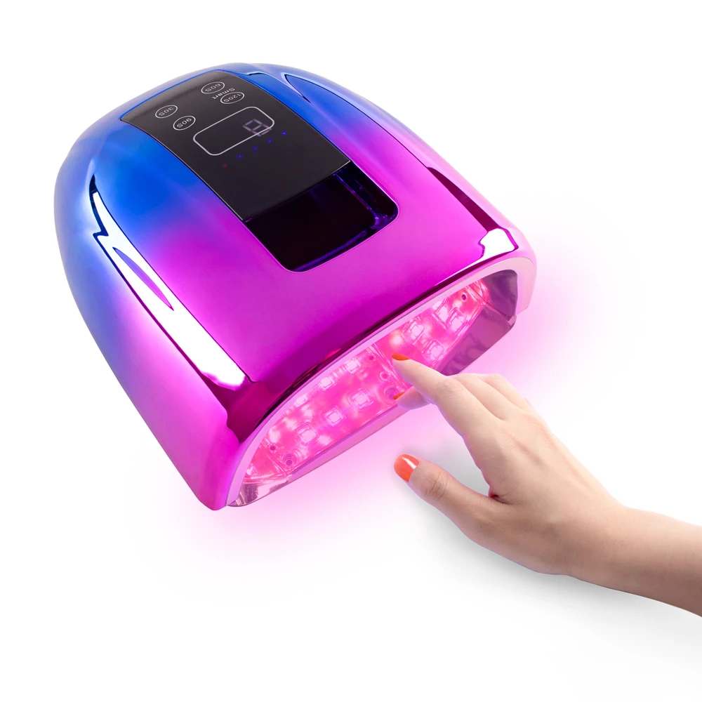 

Gradient Color Fast Cure Wireless Rechargeable Gel Polish UV LED Nail Dryer Nail Lamp For Manicure Salon Use