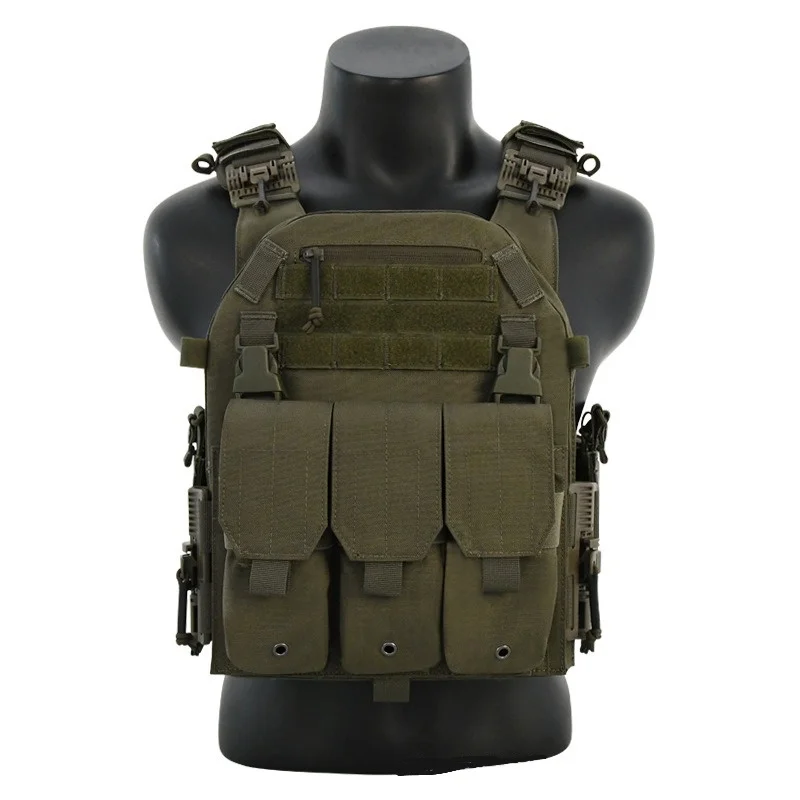 Quickly remove tactical vests outdoor protective installation vests, thickened shoulder pads, plain combat uniforms outdoor comb