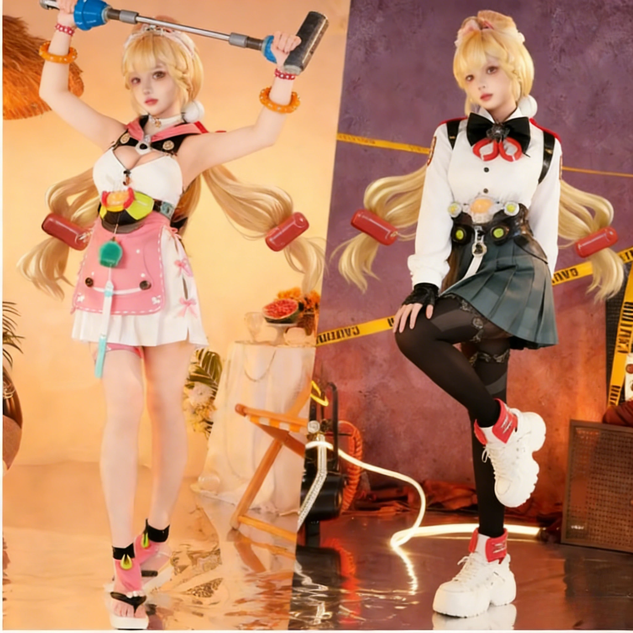 

Alice Cosplay Costume Game Zenless Zone Zero DokiDoki-R Alice Thymefield Tail Full-set Role-playing Costume Adults and Wigs