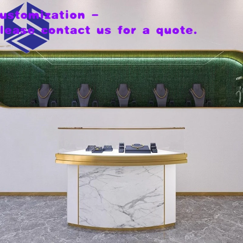 

custom.Jewelry Display Counter in Shopping Mall
