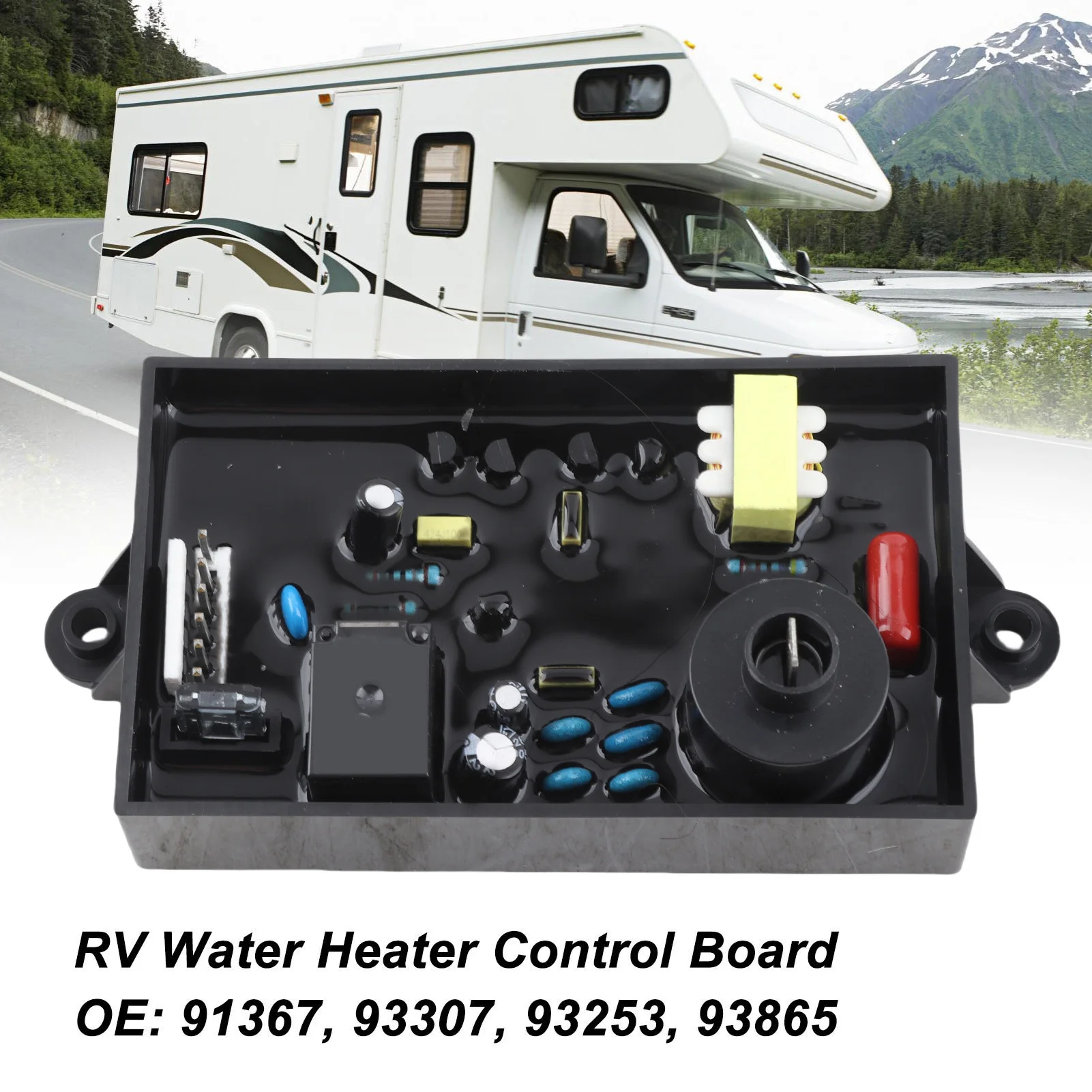 1PC RV Water Heater PC Circuit Control Board 91367 Water Heater Control Board Replacement for Atwood GCH6‑4E GCH6‑6E GCH6‑7E