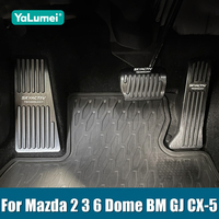 Car Fuel Foot Pedal Brake Pedals Cover Pad Accessories For Mazda 2 3 6 Dome BM GJ CX-5 CX5 CX 5 KE KF CX3 CX-3 CX7 CX-7 CX9 CX-9