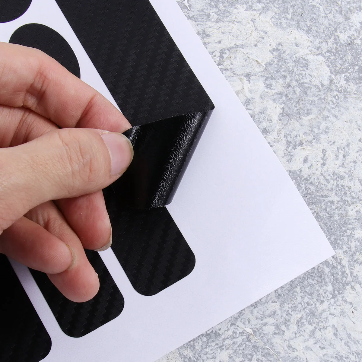 

Carbon Fiber Frame Protector Set For Bike V3 Black Scratch Resistant Vinyl Sticker Chainstay Guard Cover