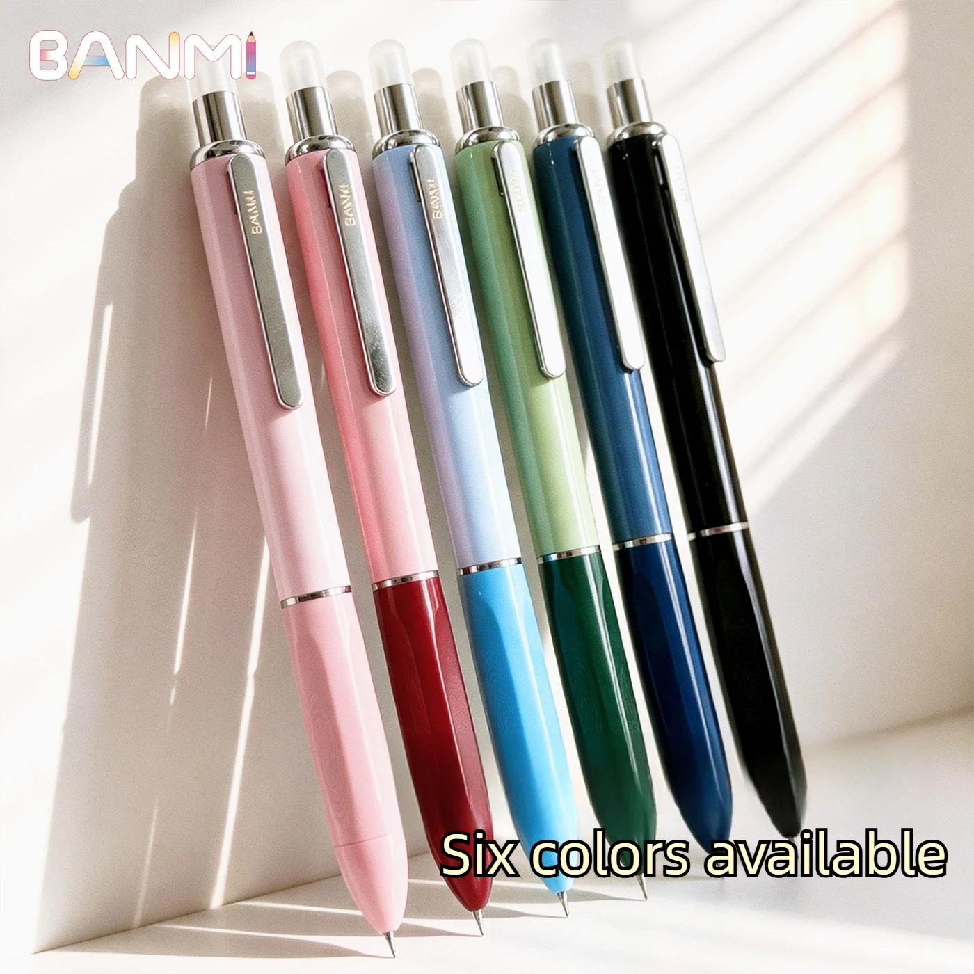 BANMI Retractable Fountain Pen Refillable Push Button Ink Cartridge For Calligraphy Writing School Office Supplies Stationery