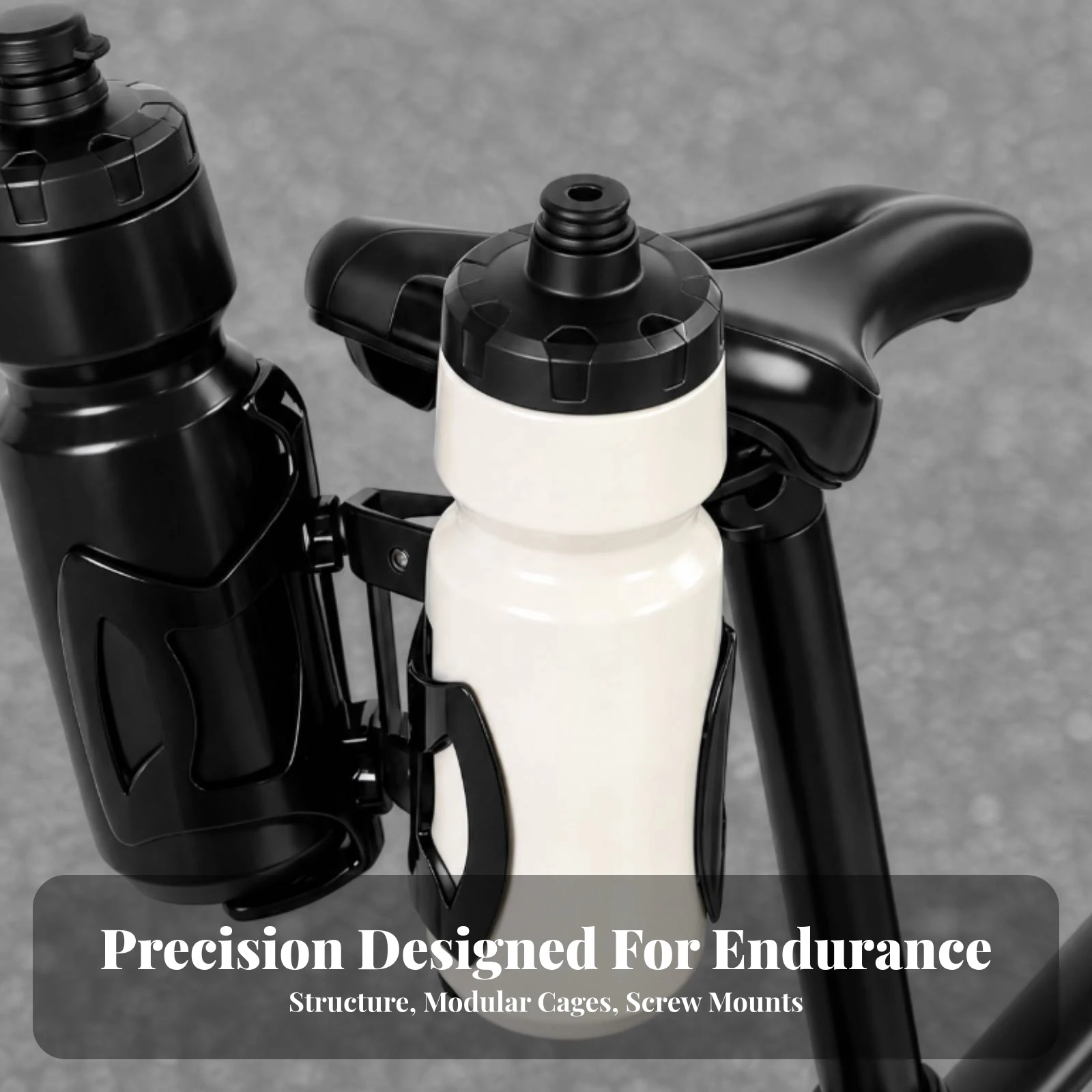 Bottle Cage Extension Seat Quick Installation Saddle Bottle Cage Mount Sturdy Strong for Cyclists, Long Distance Rides