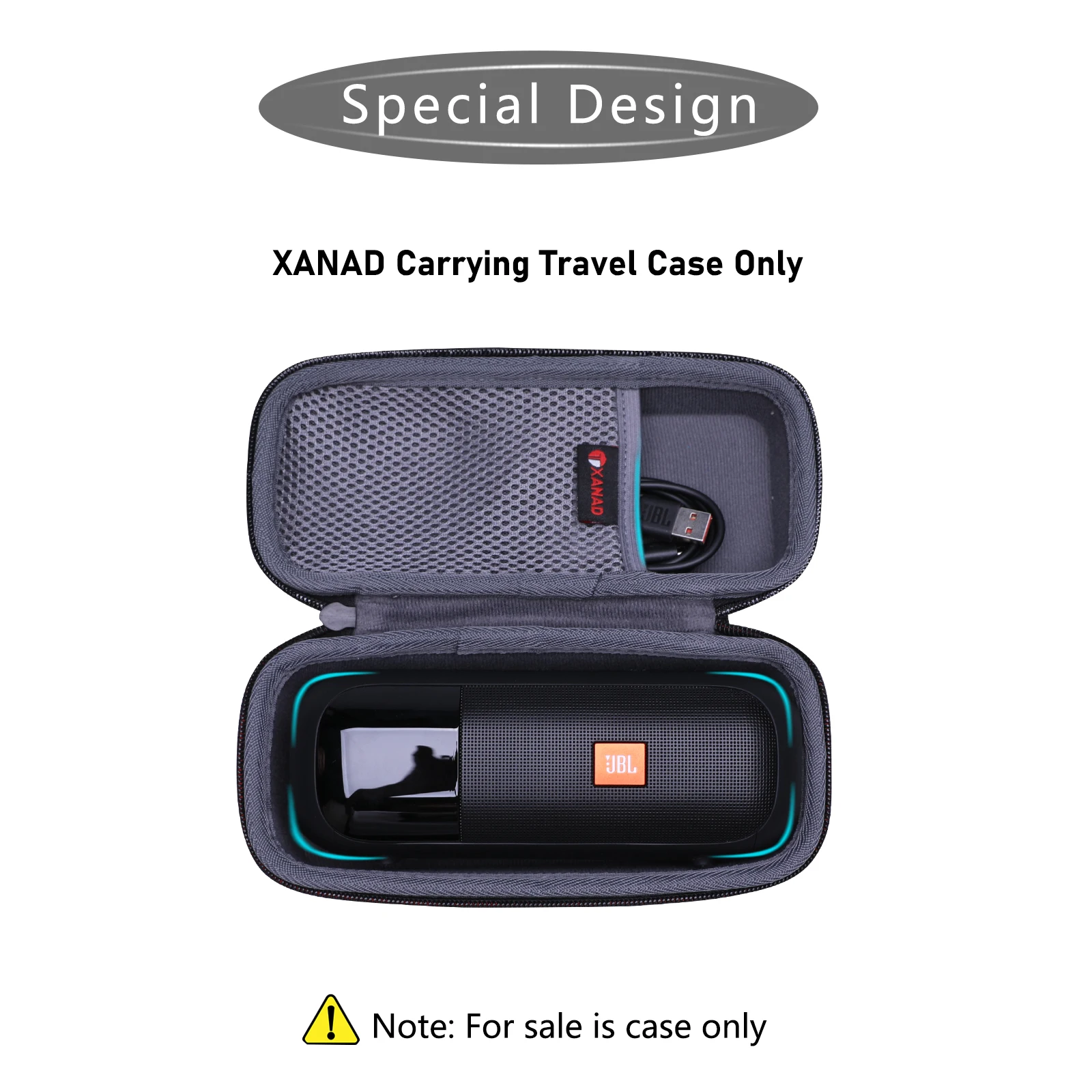 XANAD Hard Case for JBL Tuner 2 Recorder Portable Bluetooth Speaker