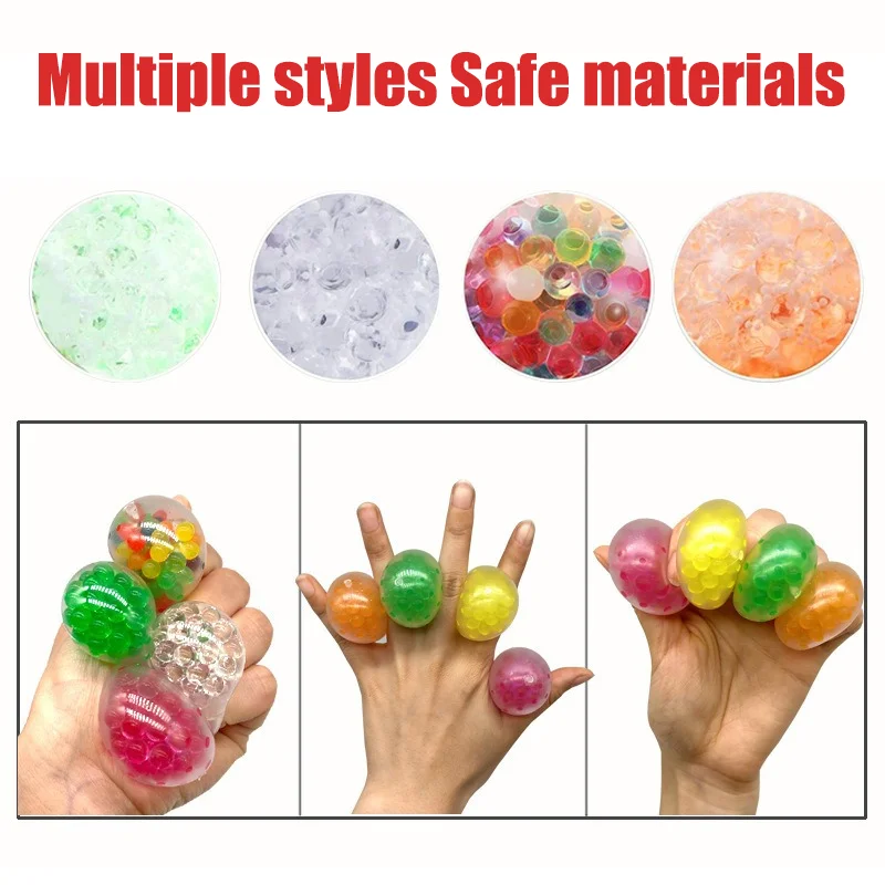 5/10/15/20 Stück Kreative Quetschbälle Weiche Gummi-Traubenbälle Stressabbau Party-Geschenke Kinder Jungen Mädchen Geburtstagsparty Zubehör Geschenk – Detail 7