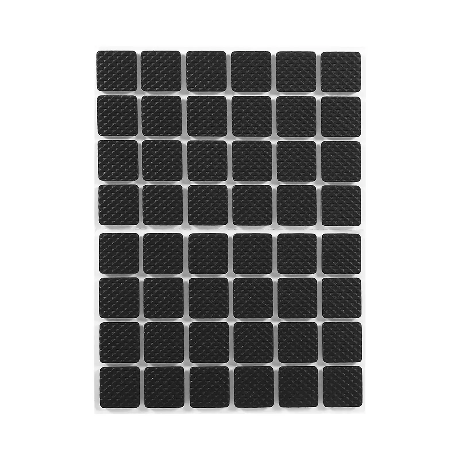 

48Pcs Non-slip Rubber Feet Pads Self Adhesive Floor Protectors for Furniture Sofa Table Chair - Black