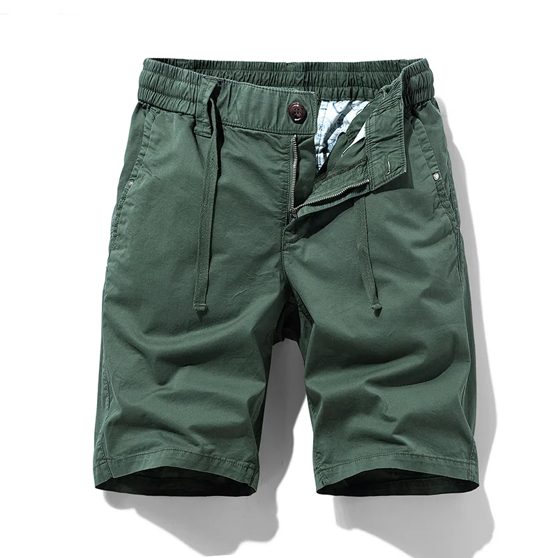 Novos shorts de trabalho masculinos respirável leve ao ar livre casual moda shorts sem cintura shorts táticos soltos plus size