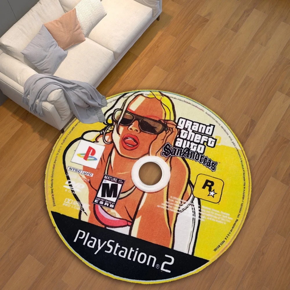 Design Your Own Carpet Die Cut Shape Mat GTA CD Game Rugs