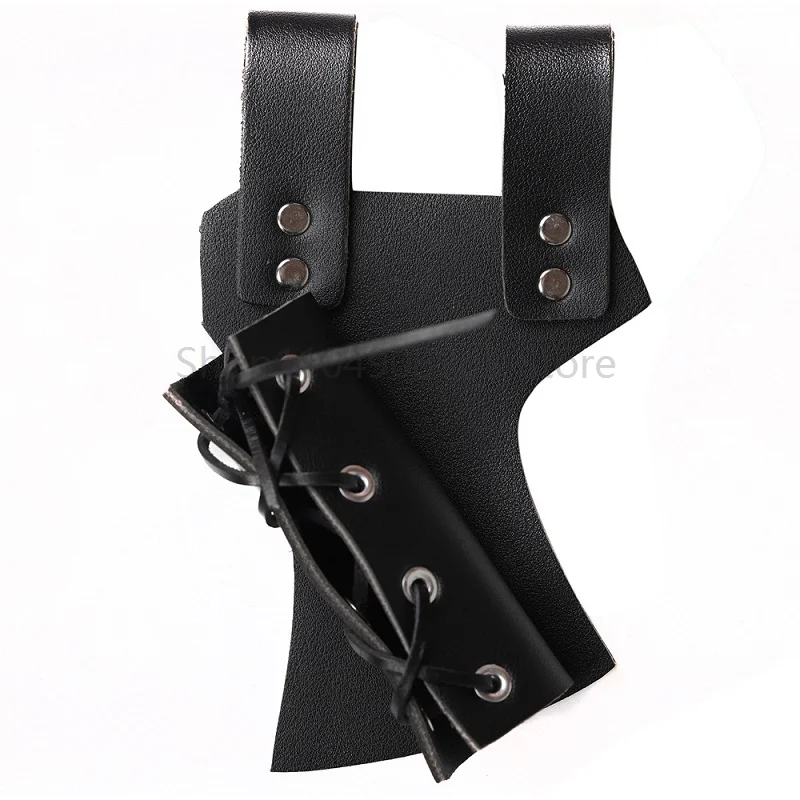 OP1-funda de cuero con soporte para espada para cinturón Medieval, vaina de rana para hombre, disfraz de caballero, accesorio Larp, Kit de funda de cintura Steampunk