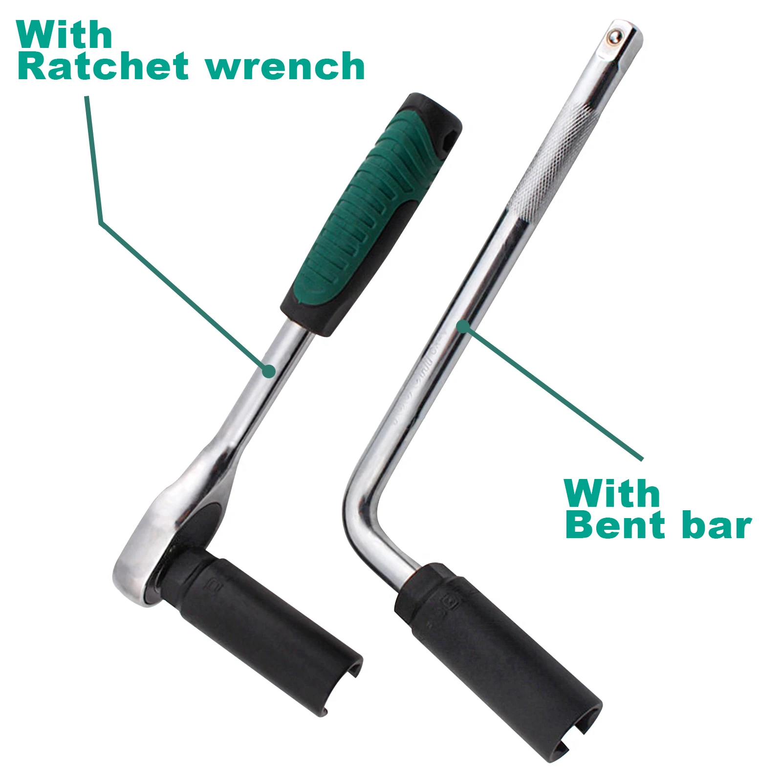 22mm Oxygen-containing European Standard Oxygen Vacuum Lambda Sensor Removal Socket Kit Car Tools 1/2\