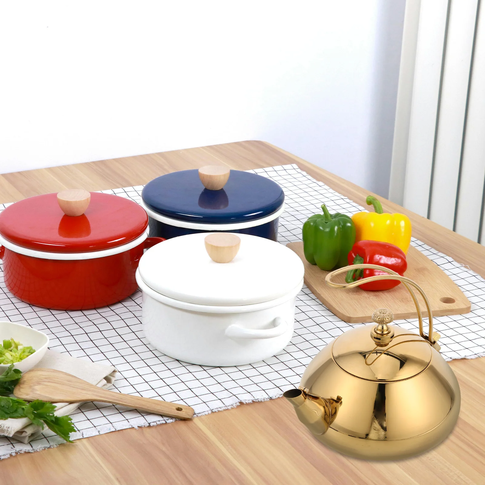 

Чайник из нержавеющей стали, 1,5 л, чайник в стиле ретро для домашнего офиса, индукционная, готовая, удобная ручка, легкое наливание, фильтрованное пивоварение