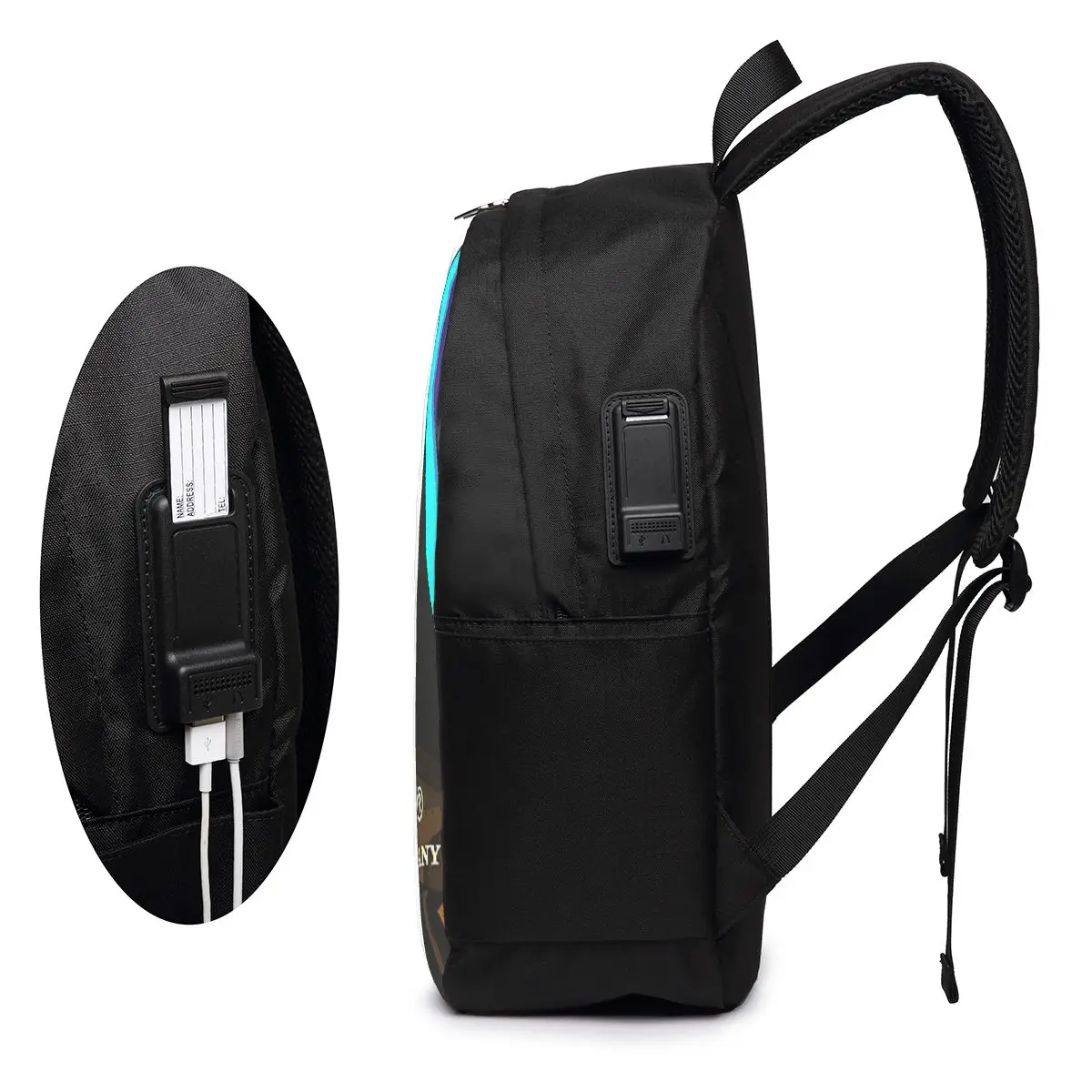 Immagine 6: Zaino classico 20th Century Fox, borsa da viaggio per notebook, borsa per computer, borsa per studenti universitari, borsa per laptop, borse a tracolla per uomo e donna