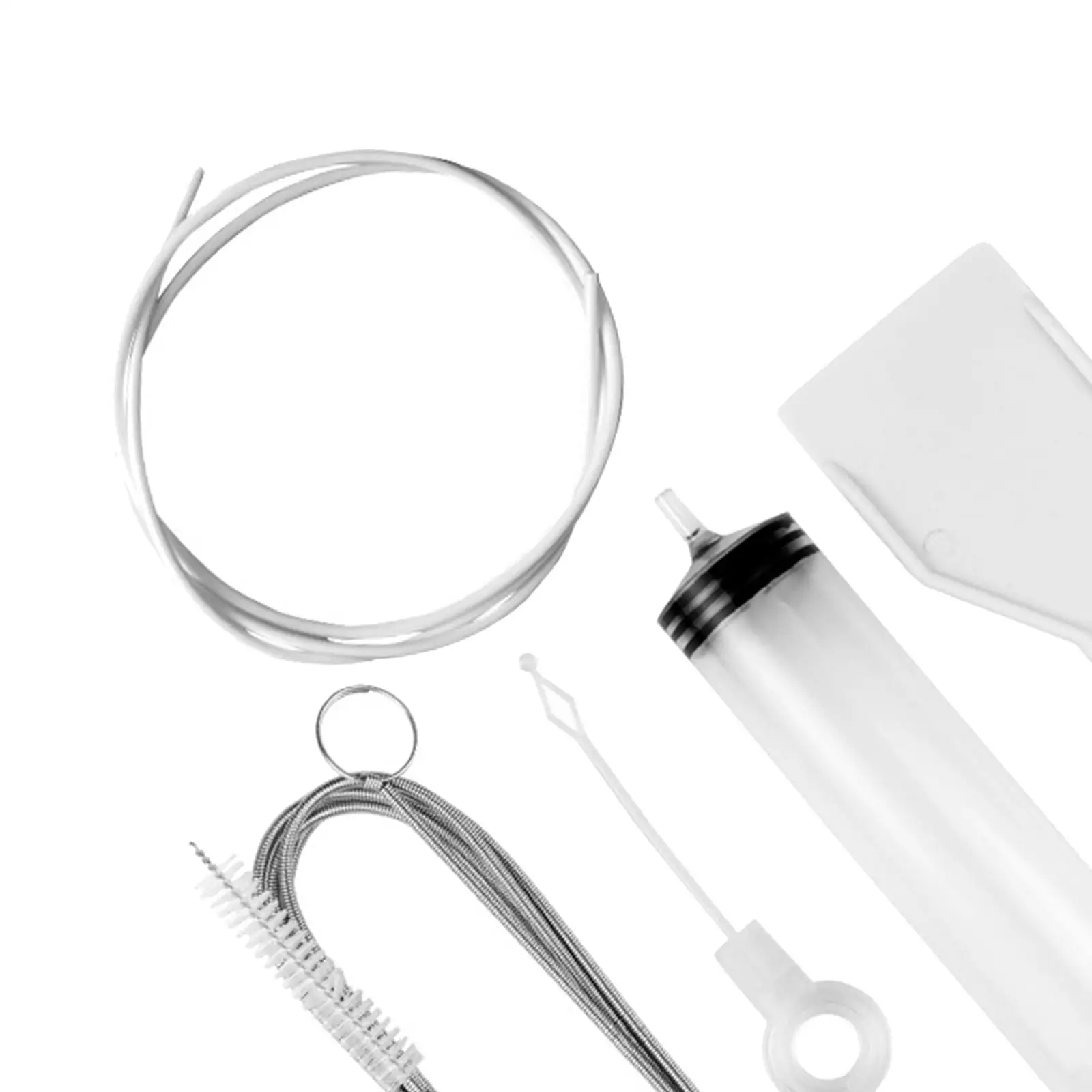 5 ชิ้นReusableตู้เย็นขุดลอกชุดทนทานท่อระบายน้ําแปรงทําความสะอาดตู้เย็น