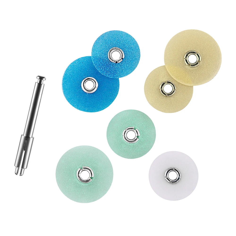 AG Dental Polishing Discs Gross Reduction Contouring Mandrel Stripes Set 80 Pcs Dentistry Materials Teeth Whitening Tools