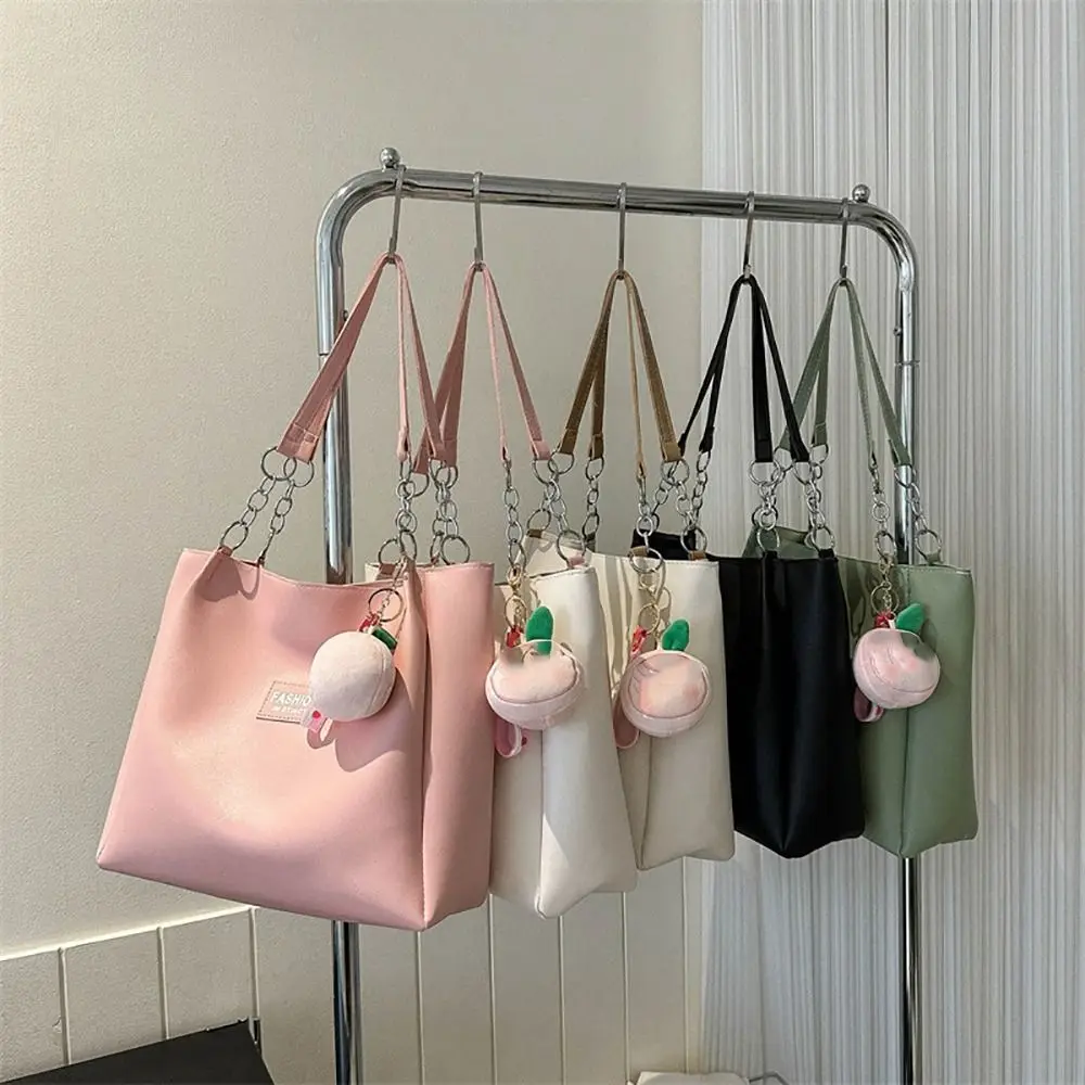 

Fashion PU Leather Tote Bag Multicolor Large Capacity Underarm Bag Comfortable Hand Shoulder Bag Commutting
