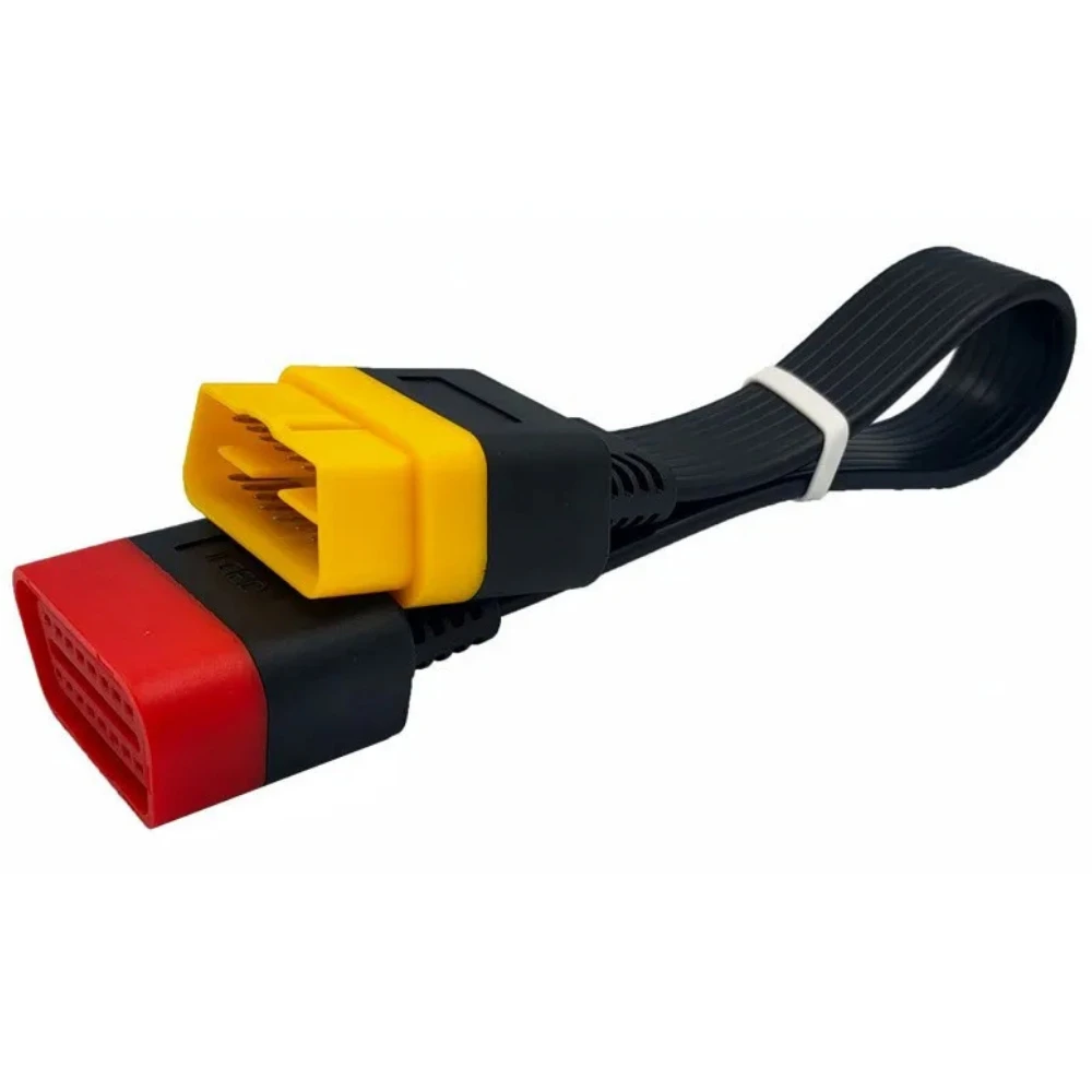 1Pc 16Pin OBD2 Exte… - image